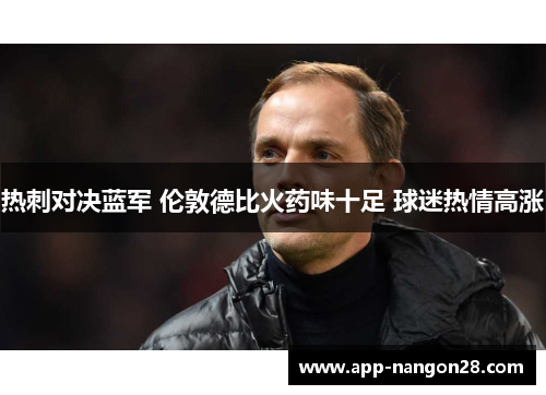 热刺对决蓝军 伦敦德比火药味十足 球迷热情高涨